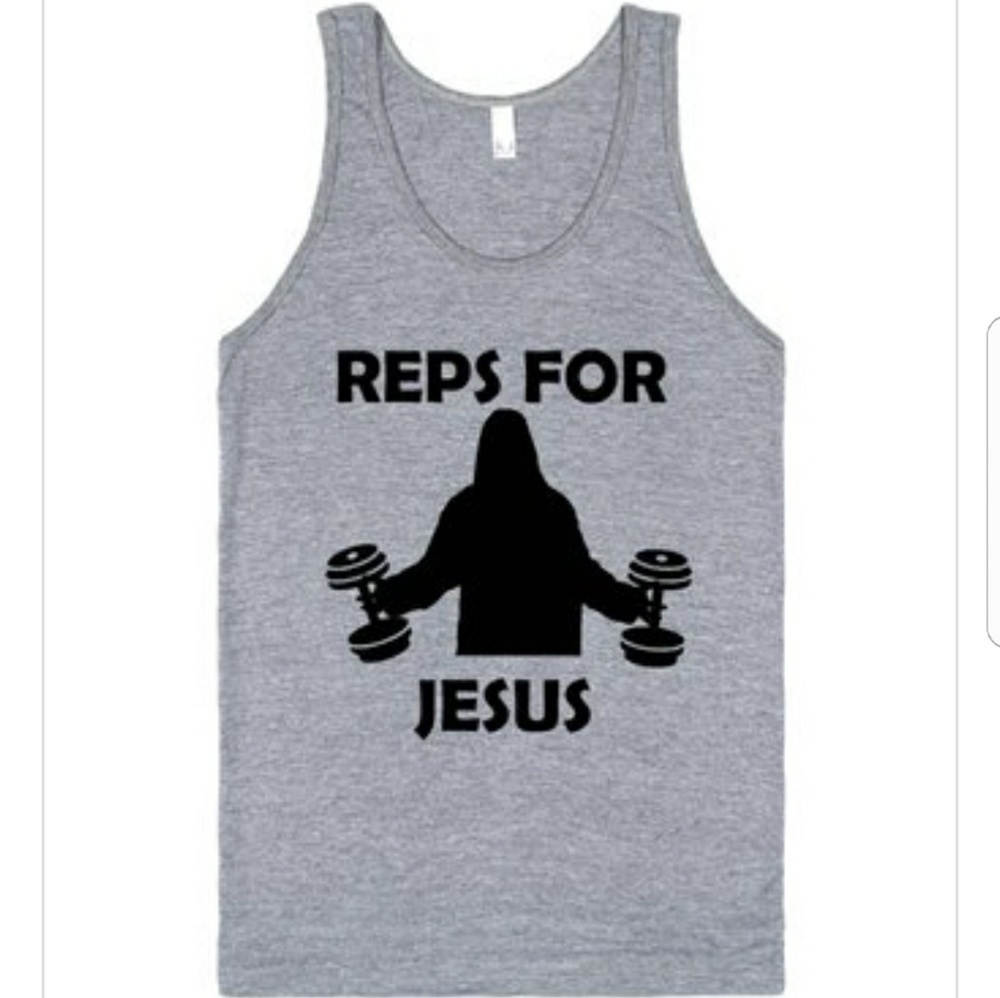 Reps For Jesus Funny Religious Tank Top Unisex